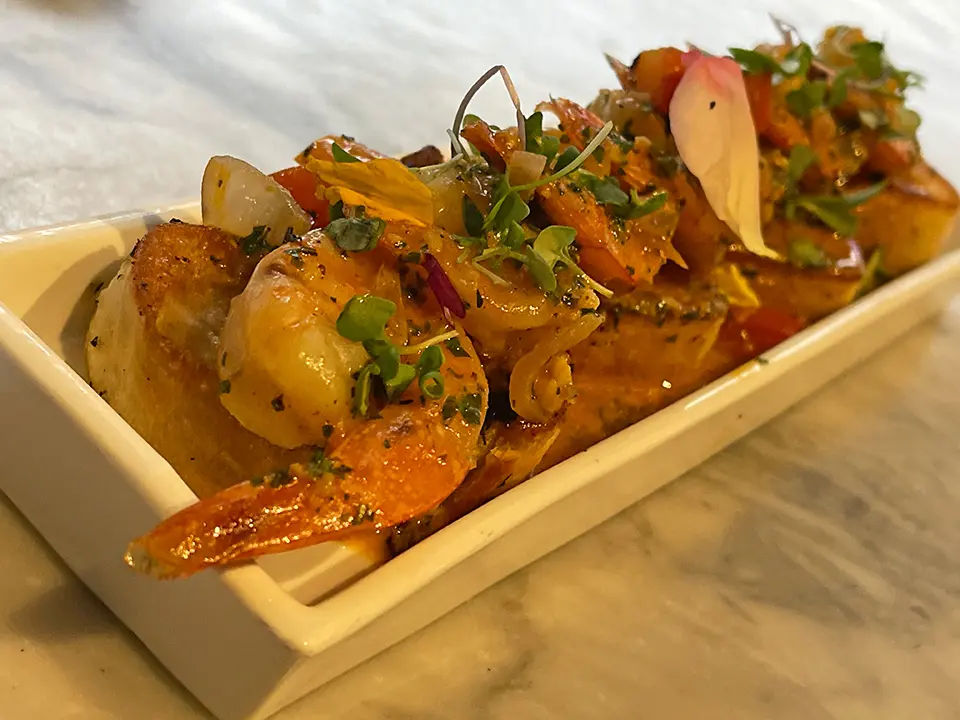 Shrimp gambas appetizer from The Walnut Tavern Bar & Grill, bar and grill located at 1508 Walnut St, Berkeley CA 94709